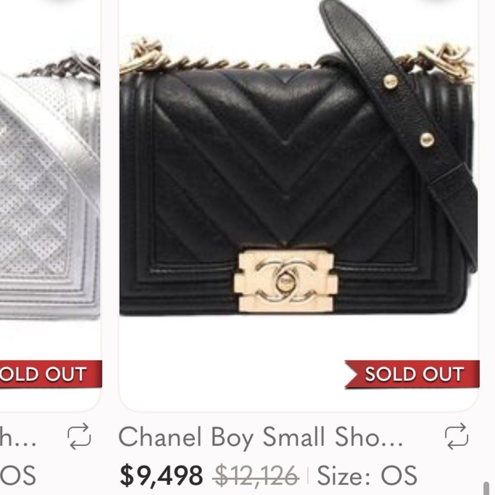 CHANEL CLASSIC small boy bag - Picture 17 of 17